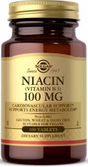Solgar Solgar Niacin (Vitamin B3) 100 mg, 100 таб. 
